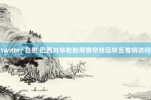 twitter 自慰 巴西对华轮胎用钢帘线运转反推销访问